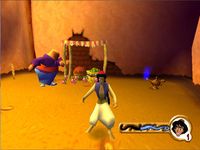 une photo d'Ã©cran de Aladdin - La Revanche de Nasira sur Sony Playstation